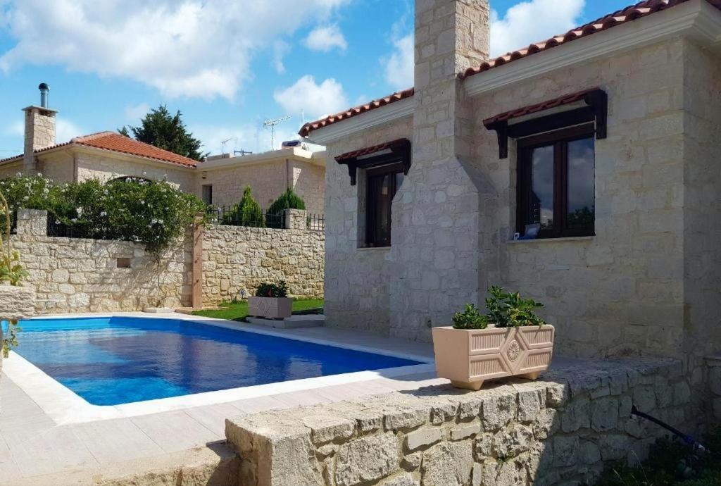 Heraklion Twins House - Private Pool Retreat Episkopí- Rethimno Buitenkant foto